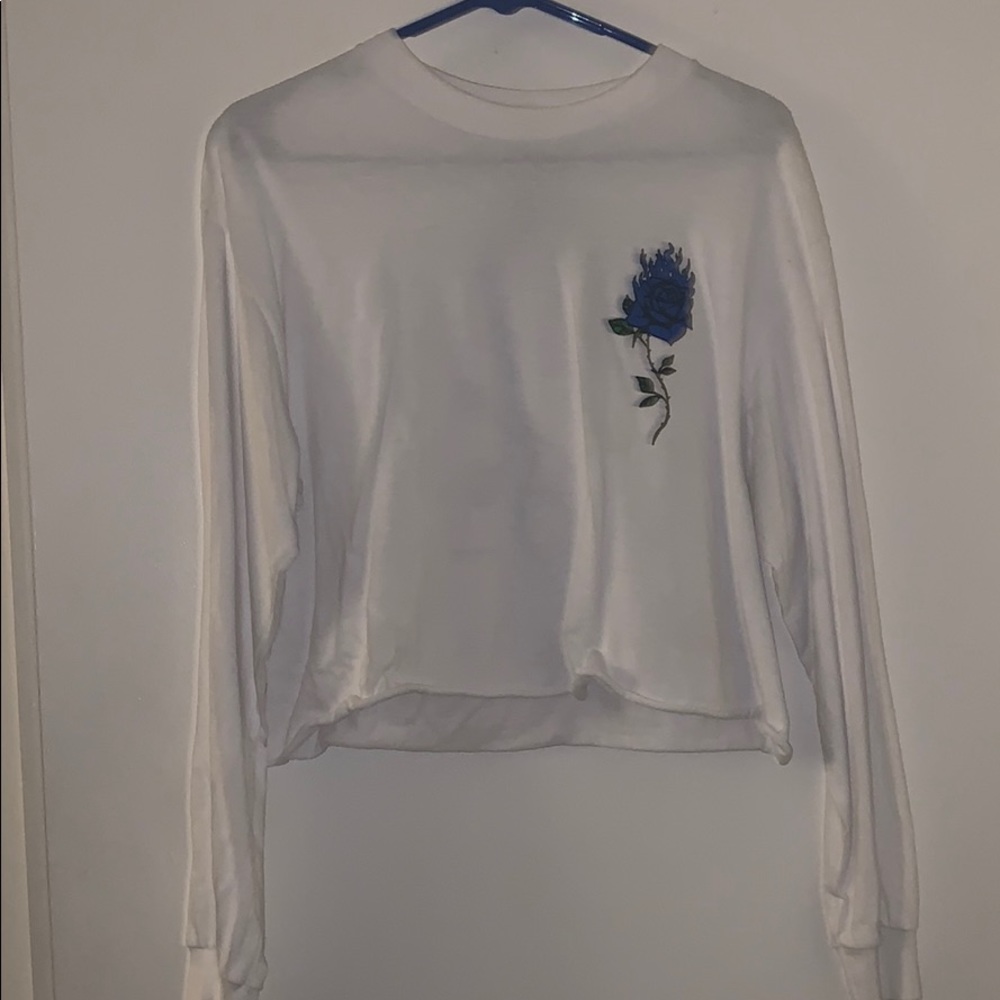 Cropped Long Sleeve Shirt